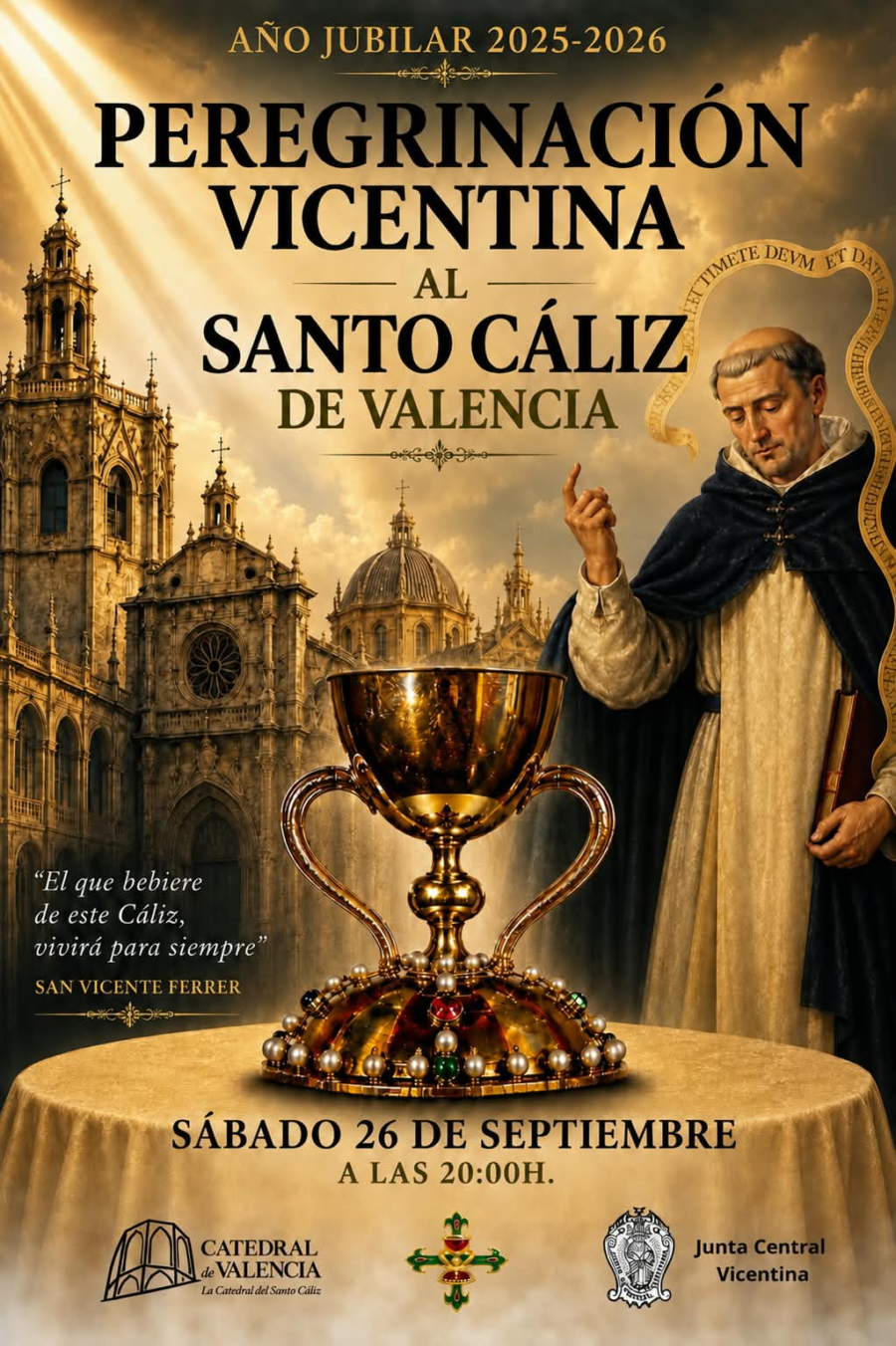 Pelegrinació vicentina en motiu del III any Jubilar del Sant Càliç